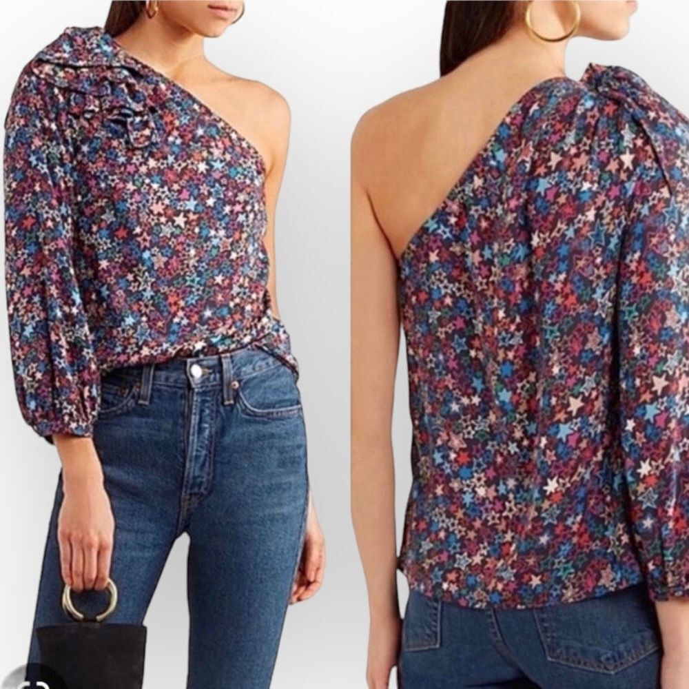 J. Crew Kaleidoscope Star Print Top - size 6